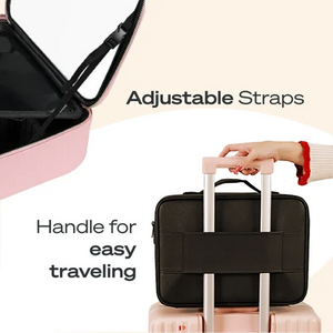 Makeup Travel Bag With LED Mirror